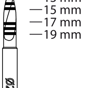 Fresa piloto, larga RF210L-020-RAL