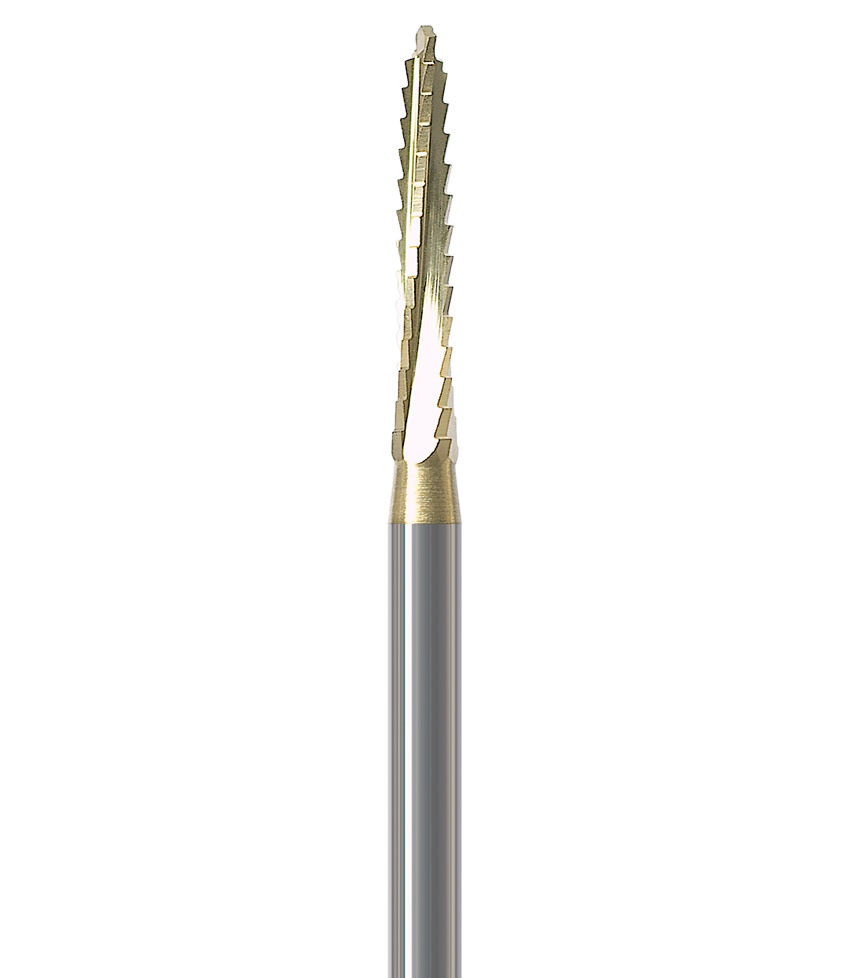 Fresa para hueso con recubrimiento de ZrN H162C-016-FGXL